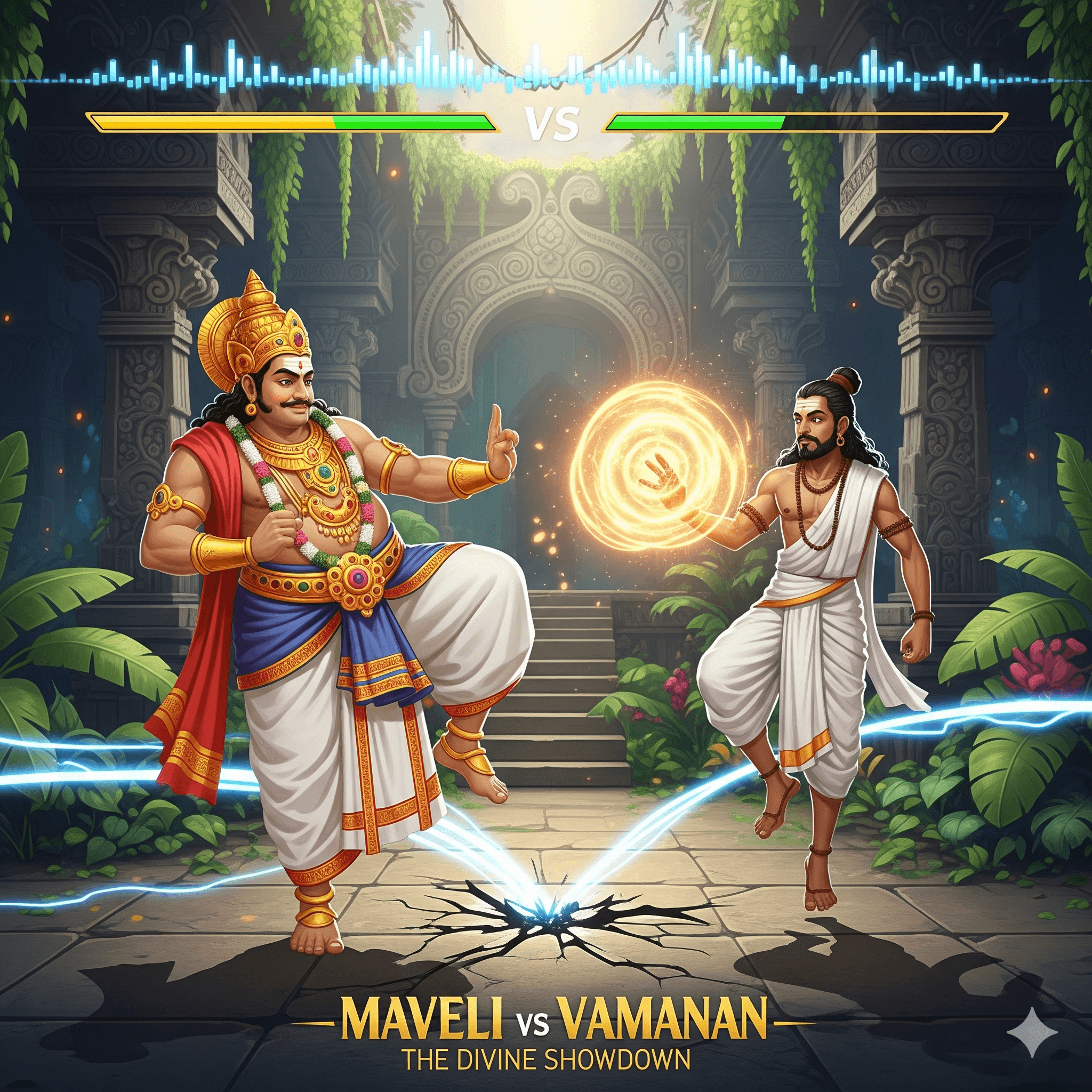 Maveli vs Vamanan game cover art